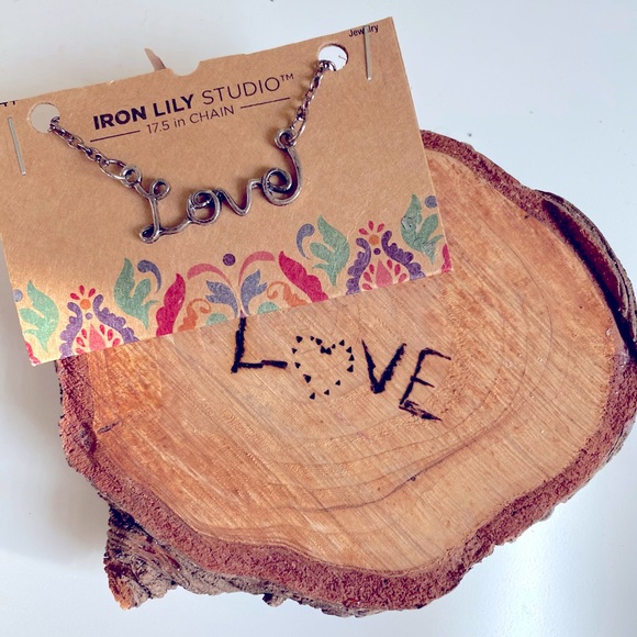 Iron Lilly Jewelry - ❤️Love Necklace! NWT